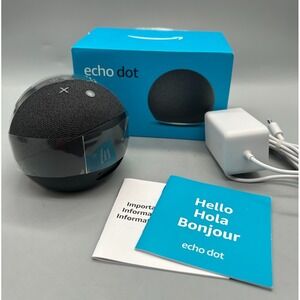 Amazon Echo Dot (4th Gen)(B7W64E) Black Charcoal - Tested